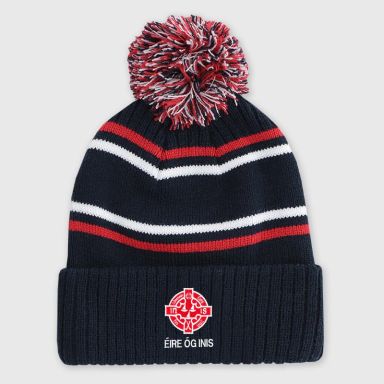 Éire Óg Inis Kids' Bluestack Bobble Hat