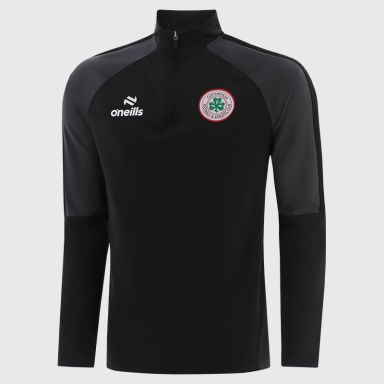Cliftonville FC Men's Acer Half Zip Black from O’Neills