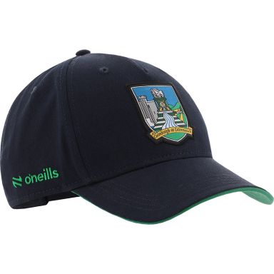 Navy Limerick GAA baseball cap with Limerick GAA crest on the front by O’Neills.