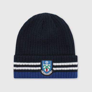 Navy Monaghan GAA Align Beanie Hat with county crest by O’Neills. 
