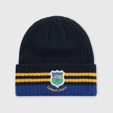 Navy Tipperary GAA Align Beanie Hat with county crest by O’Neills. 