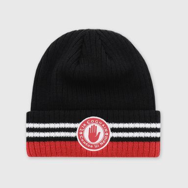Tyrone GAA Align Beanie Hat Black / White / Red by O'Neills.