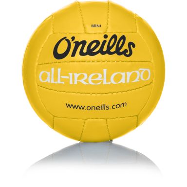 Mini All Ireland Football in yellow from O'Neills