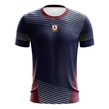 Annaghdown Camogie Club Women's Fit Short Sleeve Training Top Marine