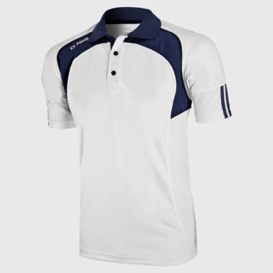 White/Navy Kids' Apex Polo Shirt by O'Neills