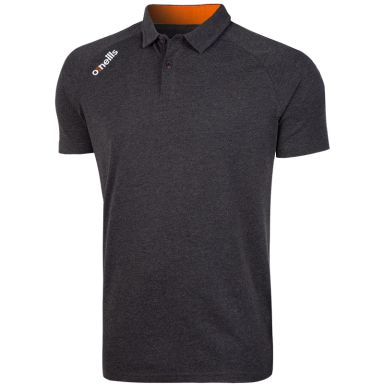 Kids' Aspen Polo Marl Black / Tangerine 