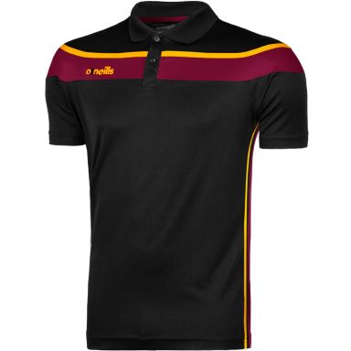 Women's Black Auckland Polo Shirt available from O'Neills.