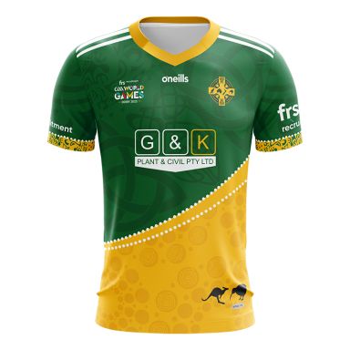 Australasia Open Camogie & Open Hurling GAA World Games Jersey (G&K)