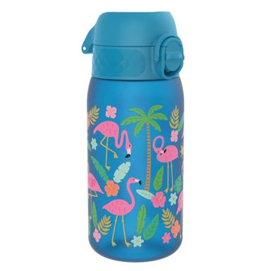 Blue Ion8 Leak Proof Water Bottle 350ml with Flamingos print from O'Neills