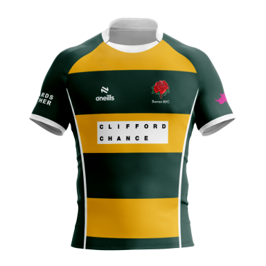 Barnes RFC Rugby Match Tight Fit Jersey