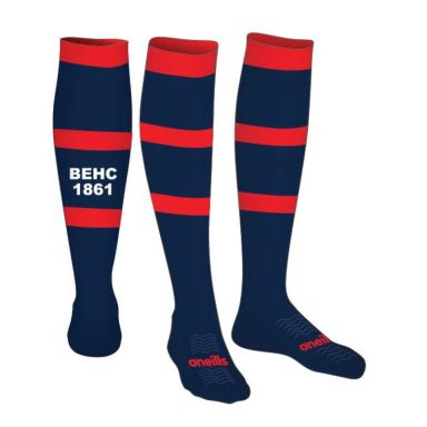 Blackheath & Elthamians Hockey Club Kids' Koolite Max Socks Marine / Red