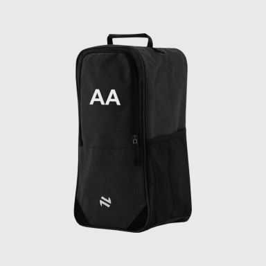 Personalised Blitz Boot Bag Black / White