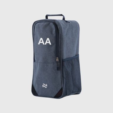 Personalised Blitz Boot Bag Marine / White