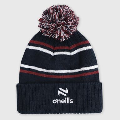 Kids' Bluestack Bobble Hat Navy / Maroon from O’Neills 
