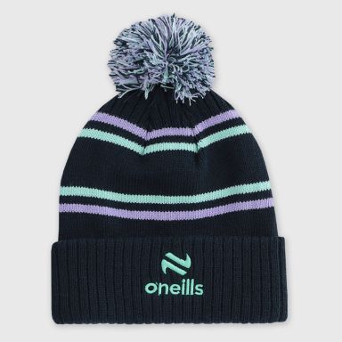Kids' Bluestack Bobble Hat Navy / Purple from O’Neills 