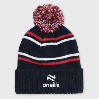 Kids' Bluestack Bobble Hat Navy / Red from O’Neills 