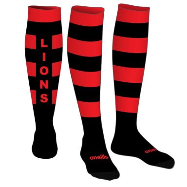 Bournemouth Rugby Training Socks Black / Red