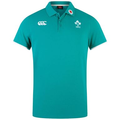 Green Men's Ireland Rugby IRFU 2024/25 Polo Shirt from O'Neills