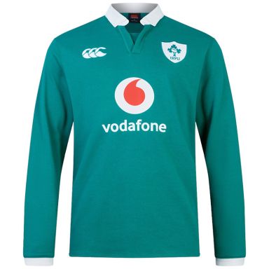 Green Canterbury Men's Ireland Rugby IRFU 2024/25 Home Classic Jersey from O'Neills.