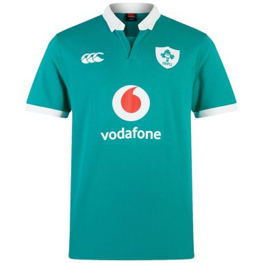 Green Canterbury Men's Ireland Rugby IRFU 2024/25 Home Classic Jersey from O'Neills.