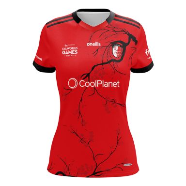 Cambodia International LGFA GAA World Games Women's Fit Jersey (Cool Planet)