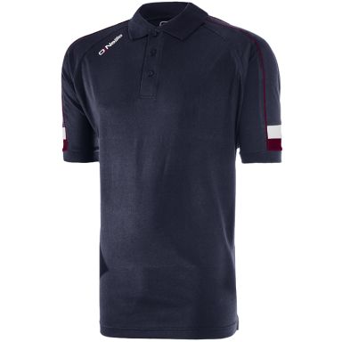 Women's Cameron Polo Shirt Marine / Maroon / White