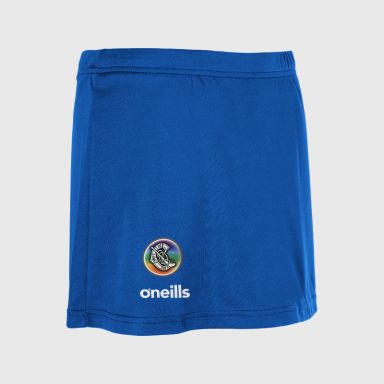 Kids' Royal Camogie Skort with elasticated waistband and O’Neills branding by O’Neills.