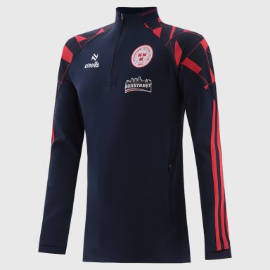 O'Neills Shelbourne F.C Coaches Training Brushed Half Zip Top Marine
