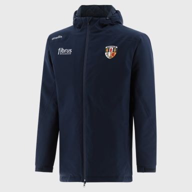 O'Neills Carlow GAA Kids' Catalyst Hooded Padded Jacket Marine