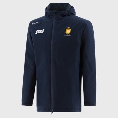 O'Neills Clare GAA Men's Catalyst Hooded Padded Jacket Marine
