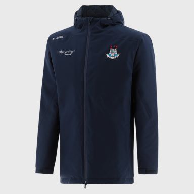 O'Neills Dublin GAA Men's Catalyst Hooded Padded Jacket Marine