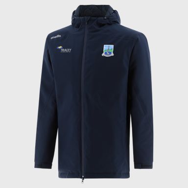 O'Neills Fermanagh GAA Men's Catalyst Hooded Padded Jacket Marine