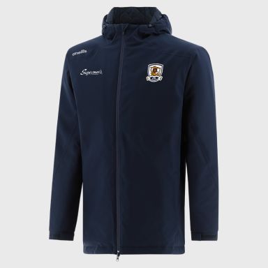 O'Neills Galway GAA Men's Catalyst Hooded Padded Jacket Marine