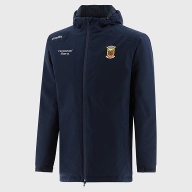 O'Neills Mayo GAA Men's Catalyst Hooded Padded Jacket Marine