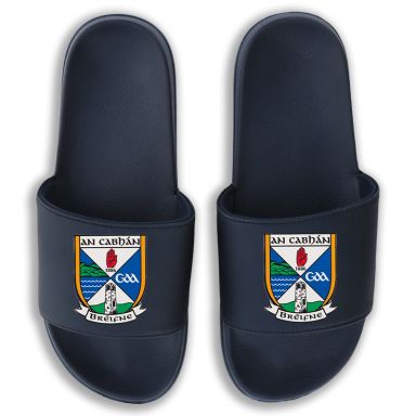 Marine Cavan GAA Zora pool sliders with Cavan GAA crest on the front by O’Neills.