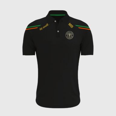 Erins Own Lavey G.A.C Marco Polo Shirt Black / Orange / Green