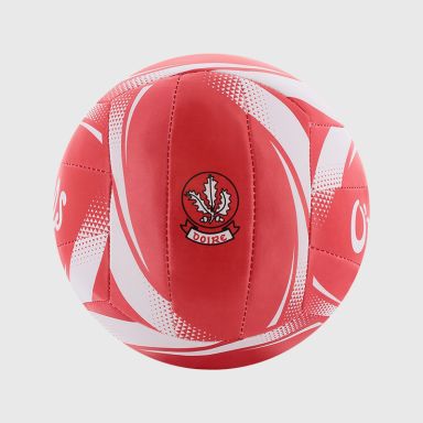 Derry GAA Champ Soft Gaelic Football Red / White from O’Neills