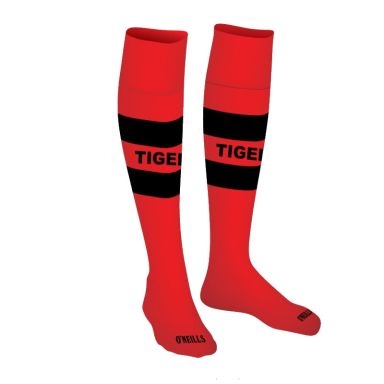 Cheltenham Tigers Premium Long Training Socks Red / Black