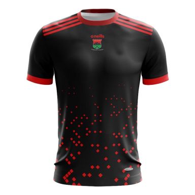 Cashel King Cormacs Kids' Short Sleeve Training Top (Black/Red)