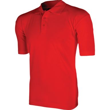 Men's Ridged Club Polo Red