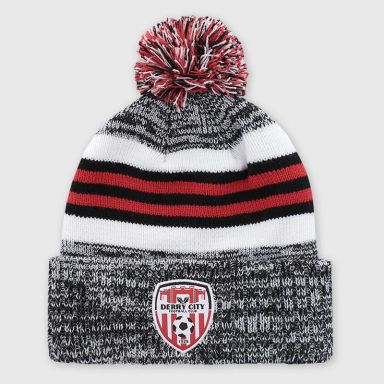 O'Neills Derry City F.C. Hutton Bobble Hat Red