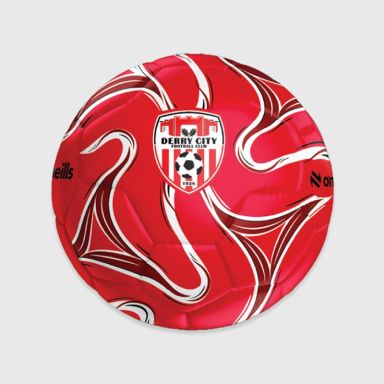 O'Neills Derry City FC Cosmos Soccer Football Red