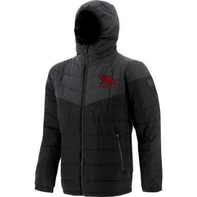 Cambridge University Aussie Rules Football Club Kids' Maddox Hooded Padded Jacket Black