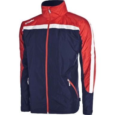 Men's Derby Fleece Lined Full Zip Jacket Marine / Red / White