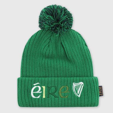 Discovery Éire Bobble Hat Green from O’Neills