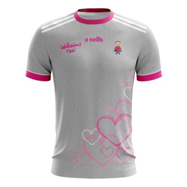 Donate4Daithi Short Sleeve Training Top Grey