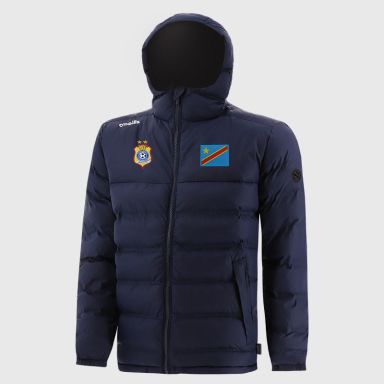 Democratic Republic of Congo Men's Eclipse Hooded Padded Jacket 