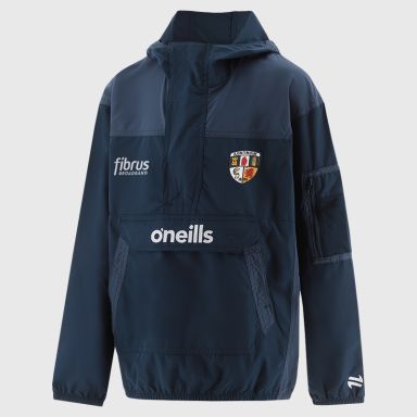 Antrim GAA Kids' Drifter Half Zip Hooded Windbreaker Navy from O’Neills.