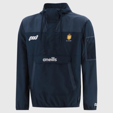 Clare GAA Men's Drifter Half Zip Hooded Windbreaker Navy from O’Neills.
