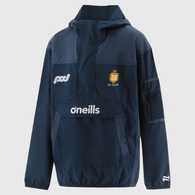 Clare GAA Kids' Drifter Half Zip Hooded Windbreaker Navy from O’Neills.